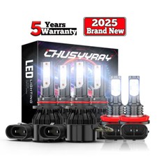 Kit combo de faróis de LED com lâmpadas de neblina para Honda Civic 2006-2015 -6x 6000K comprar usado  Enviando para Brazil