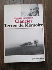 Georges emmanuel clancier d'occasion  Chalais