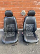Pair black leather for sale  BLACKPOOL