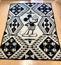 Cobertor de lã Pendleton Disney preto Mickey Mouse 90º aniversário com caixa USADO comprar usado  Enviando para Brazil
