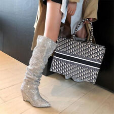 Rhinstone high boots for sale  NOTTINGHAM
