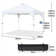 Pop gazebo 3x3m for sale  IPSWICH