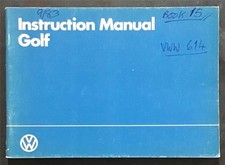 Manual de instruções do proprietário do carro Volkswagen VW Golf SEP 1983 #000.5611.28.20 comprar usado  Enviando para Brazil