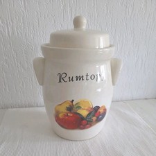Keramik rumtopf topf gebraucht kaufen  Weinstadt