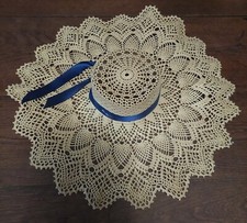 Chapeau capeline vintage d'occasion  Monts-sur-Guesnes