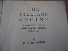 Villiers engine book for sale  WHITSTABLE