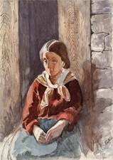 Portrait seated lady for sale  UK