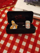 Simpsons cufflinks mens for sale  GREAT YARMOUTH