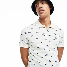 Camisa polo masculina slim fit algodão monograma avião Lacoste tamanho: 5 grande comprar usado  Enviando para Brazil