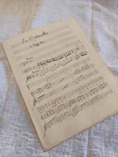 Spartito musicale antico usato  Possagno