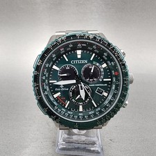 Citizen Eco-Drive Promaster Air Watch masculino 46mm mostrador verde aço CB5004-59W comprar usado  Enviando para Brazil