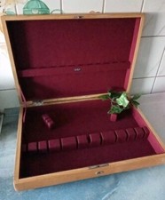 Besteckkoffer truhe teakholz gebraucht kaufen  Reinsdorf