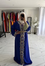 Caftan marocain bleu d'occasion  France