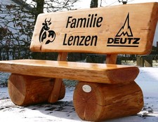 Holzbank baumstamm bank gebraucht kaufen  Brockscheid, Mehren, Strotzbüsch