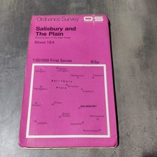 Salisbury plain map for sale  BIRMINGHAM