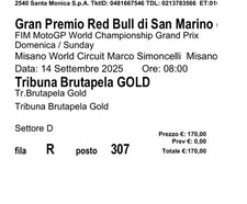 Biglietti moto misano usato  Roma