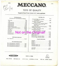 Meccano prima joustra for sale  THETFORD