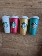 Plastic starbucks cups for sale  PAIGNTON