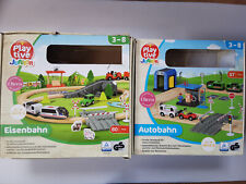 Holzeisenbahn eisenbahnset aut gebraucht kaufen  Meißen