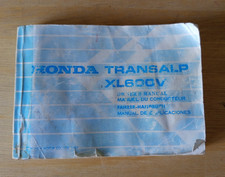 Manual instrucciones Honda Transalp XL600V comprar usado  Enviando para Brazil