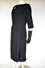 Black dress vintage for sale  TROWBRIDGE