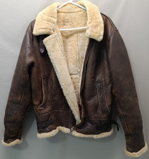 Men shearling leather for sale  Brownsville