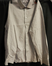 Camisa social masculina Dudalina "Office" 46-16 1/2 manga longa preto/branco comprar usado  Enviando para Brazil
