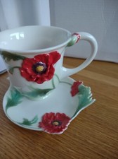 Franz poppy cup for sale  SPALDING