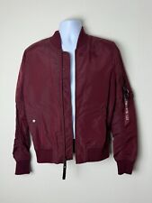 Alpha industries burgundy for sale  BIRMINGHAM