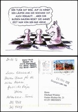 Schach motiv korrespondenzkart gebraucht kaufen  Ortrand