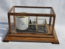 Oak case barograph usato  Spedire a Italy