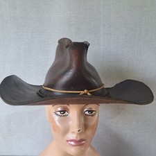 Hat leather cowboy for sale  Chuckey