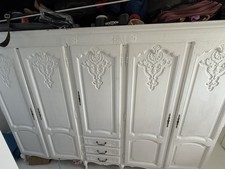 Wardrobe vintage shabby for sale  LONDON
