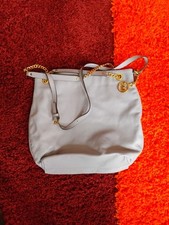 Bolsa tote de couro lavanda Michael Kors usada - algumas marcas na bolsa comprar usado  Enviando para Brazil
