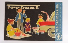Old brochure trabant d'occasion  Expédié en Belgium