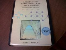 Introduction mathematical prog for sale  Montgomery