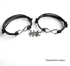 Coppia bracciali infinito usato  Villaricca