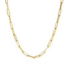 Paperclip link chain for sale  CROYDON