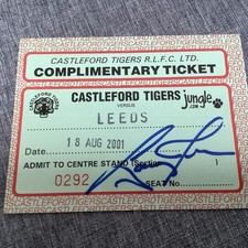 Signed castleford tigers for sale  LEEDS