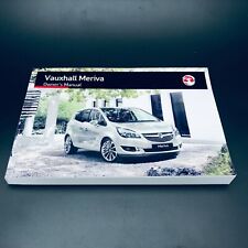 Vauxhall meriva handbook for sale  STAMFORD
