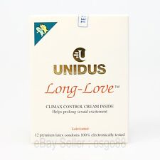 Preservativo 12p Unidus CLIMAX CONTROL amor longo lubrificante sexual prolongado preservativos finos comprar usado  Enviando para Brazil