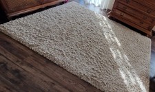 Flokati teppich creme gebraucht kaufen  Bornheim