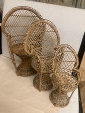 Vintage wicker rattan for sale  BRIGHTON