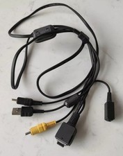 Cabo USB AV Data Multiuso para Sony VMC-MD1 Cyber-shot DSC-P120 T5 N2 H3 H7 W55 comprar usado  Enviando para Brazil