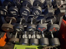 Dumbbell set rack for sale  SWINDON