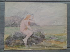 Peinture ancienne école d'occasion  Locminé