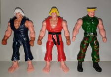 LOTE DE BONECOS STREET FIGHTER 3 BONECOS BOOTLEG 6 POLEGADAS KEN AZUL, KEN, GUILE comprar usado  Enviando para Brazil