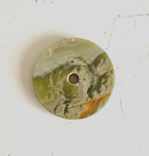 Espaçador de mármore ônix vintage suporte de quebra abajur de mesa base redonda multicolor comprar usado  Enviando para Brazil