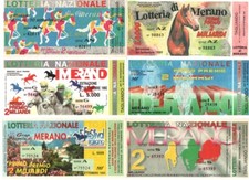 Lotto biglietti lotteria usato  Brescia