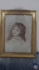 Ritratto bambina firmato usato  Cassino